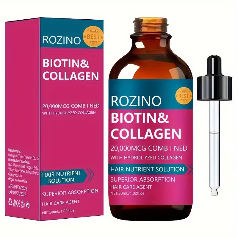 biotin collagen hair care essential oil moisturizes hair it hydrated and smooth at all times bidding farewell to dry and rough hair texture hair care suitable for all hair types 30ml -1