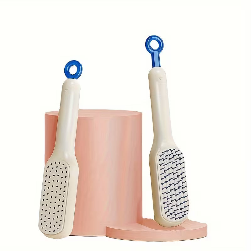 a retractable magic hairbrush the scalp without damaging hair portable hair massage comb household anti static smoothing brush 9