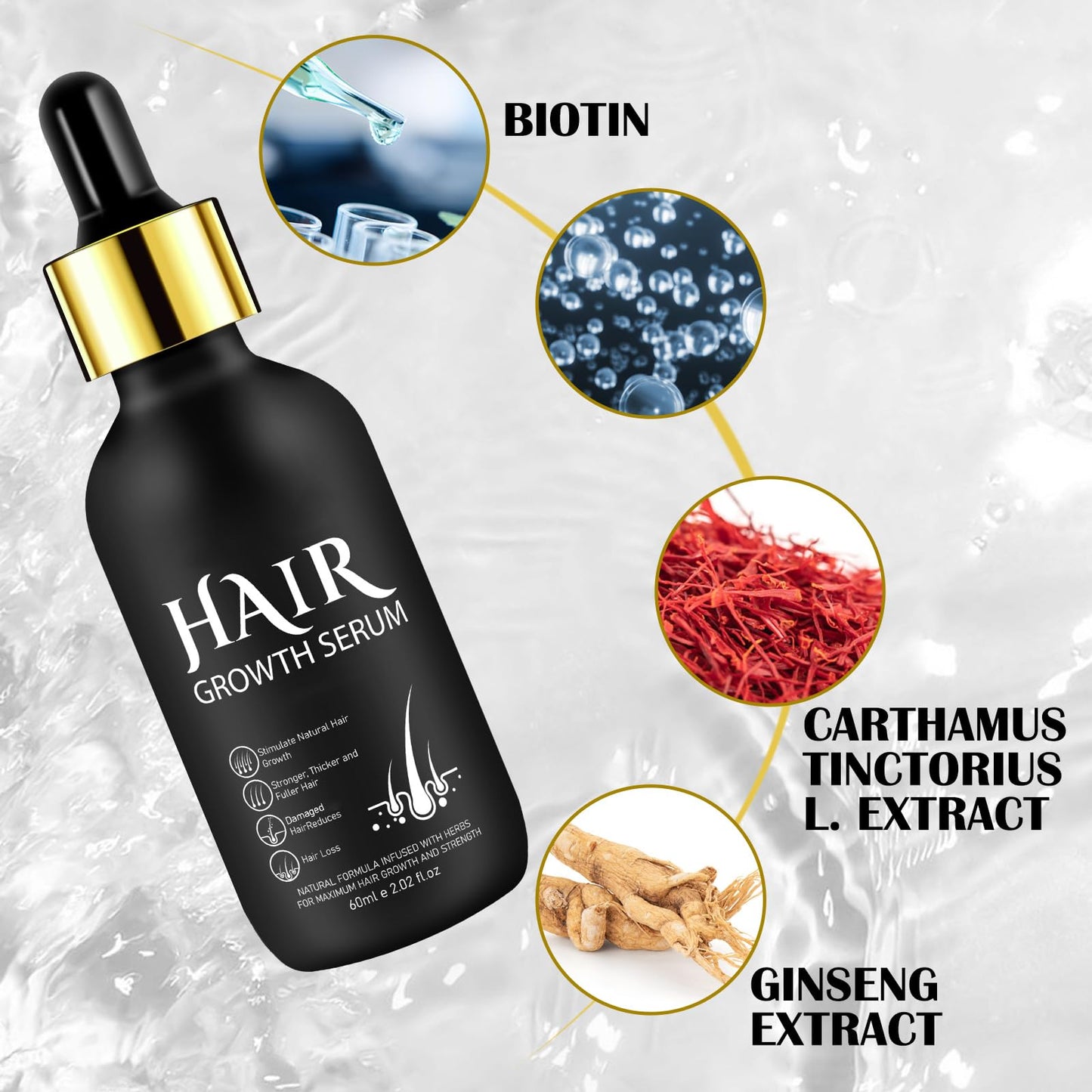 Hair Growth Oil & Derma Roller 0.25mm Scalp Kit – Complete At-Home Scalp Care Set