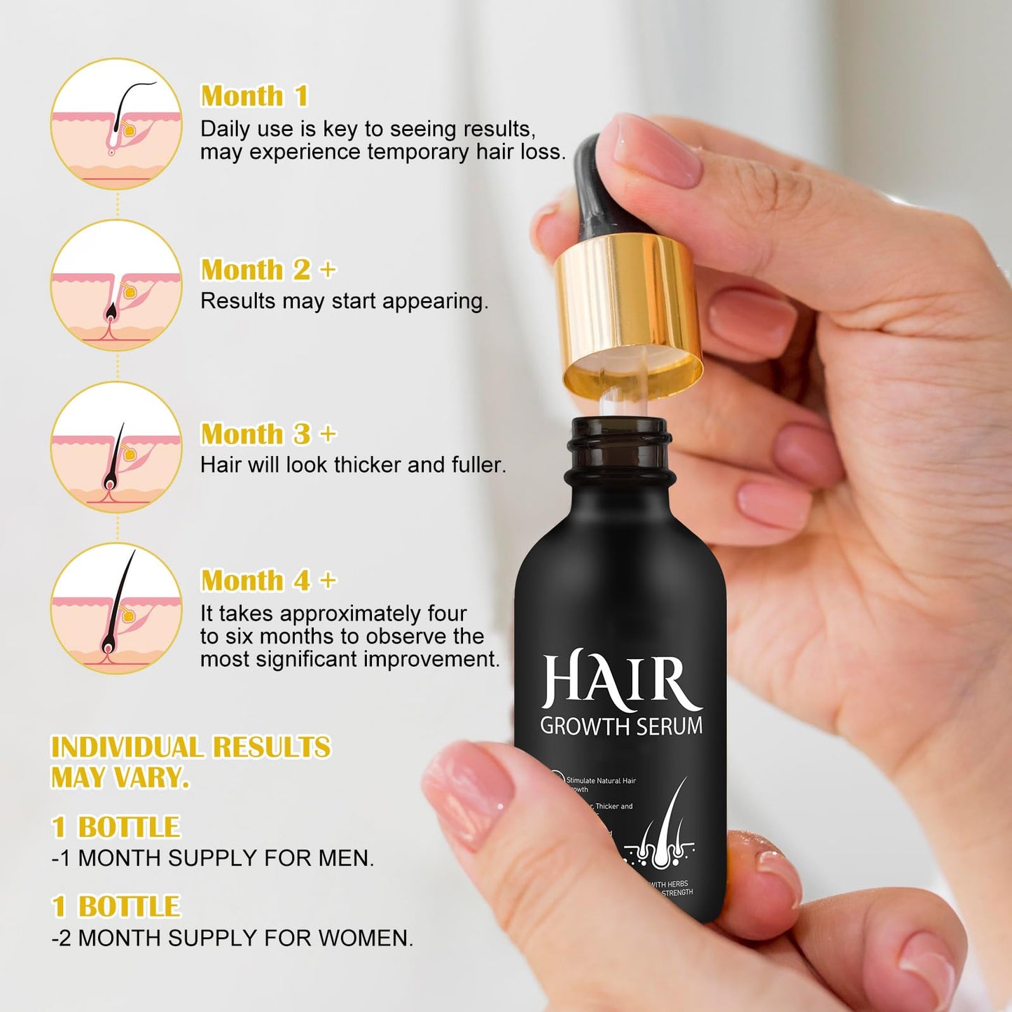 Hair Growth Oil & Derma Roller 0.25mm Scalp Kit – Complete At-Home Scalp Care Set